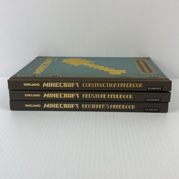 Minecraft Handbooks Hardcover Set of 3 Beginner's Construction Redstone - Picture 3 of 15